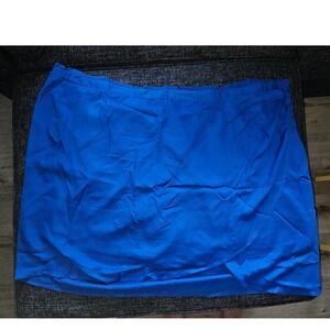 Candace Cameron Bure Skort Women 5XP Blue NWOT Wrap Front Modal Blend